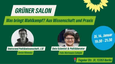Sharepic Grüner Salon